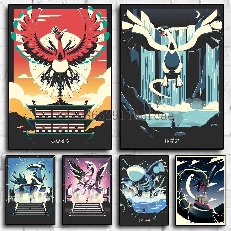 Home Improvement Kids - Japanese Classic Anime Pokemon Canvas Painting