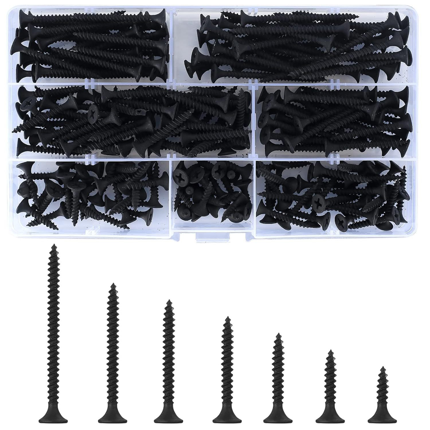 220-Piece Black Wood Screws Se - đánh giá và giá Home Improvement Handyman