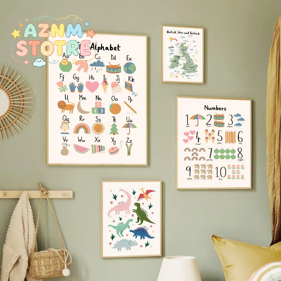 Animal World Map Dinosaur Alph - đánh giá và giá Home Improvement Kids